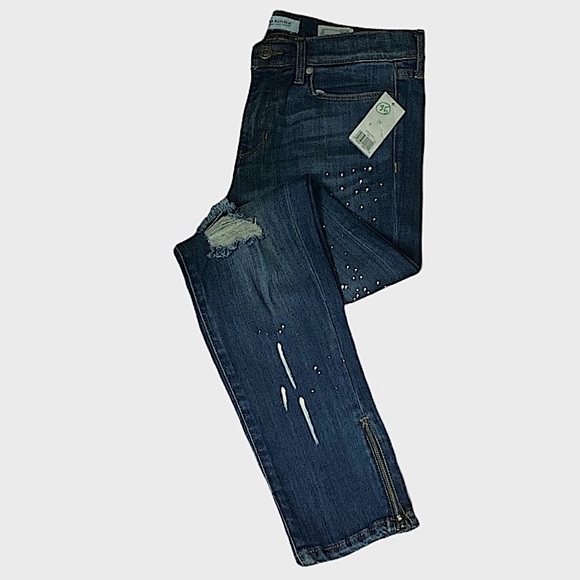 Banana Republic Skinny Ankle Distressed Jeans - Picture 1 of 6